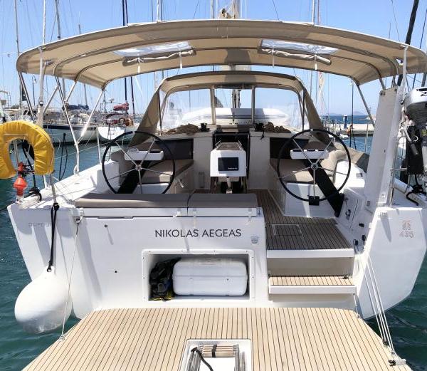 Dufour 430 Grand Large Nikolas Aegeas — Sailing Yacht Charter