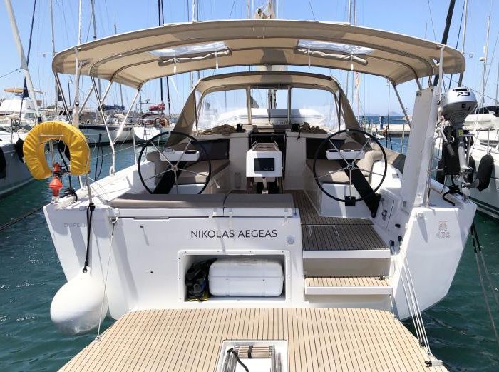 Dufour 430 Grand Large Nikolas Aegeas — Sailing Yacht Charter, Sailing Yacht in Rhodes