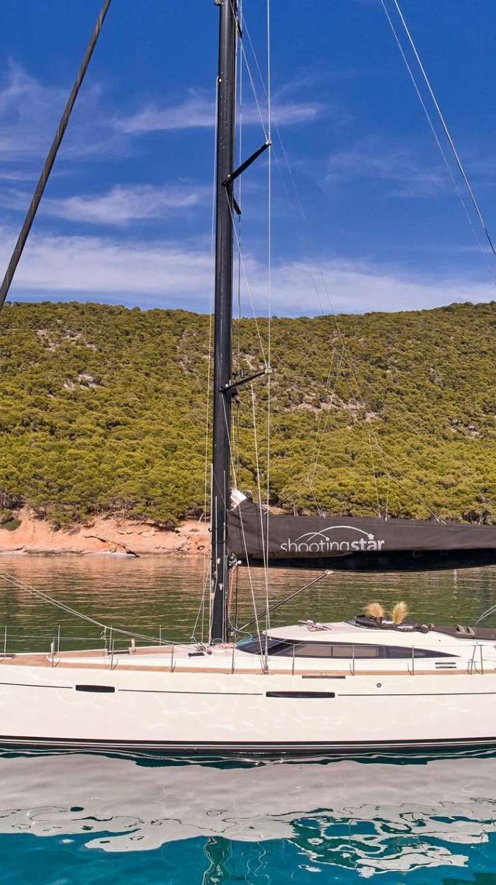Gianetti 65 Shooting Star — Crewed Sailing Yacht Charter, Sailing Yacht in Rhodes