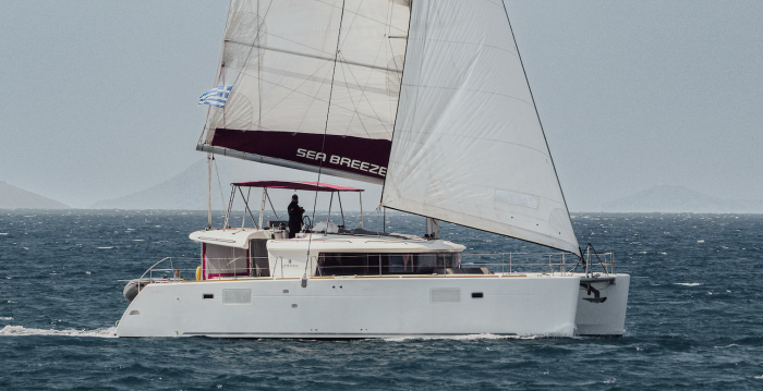 Lagoon 450 Flybridge Sea Breeze — Catamaran Charter, Catamaran in Rhodes