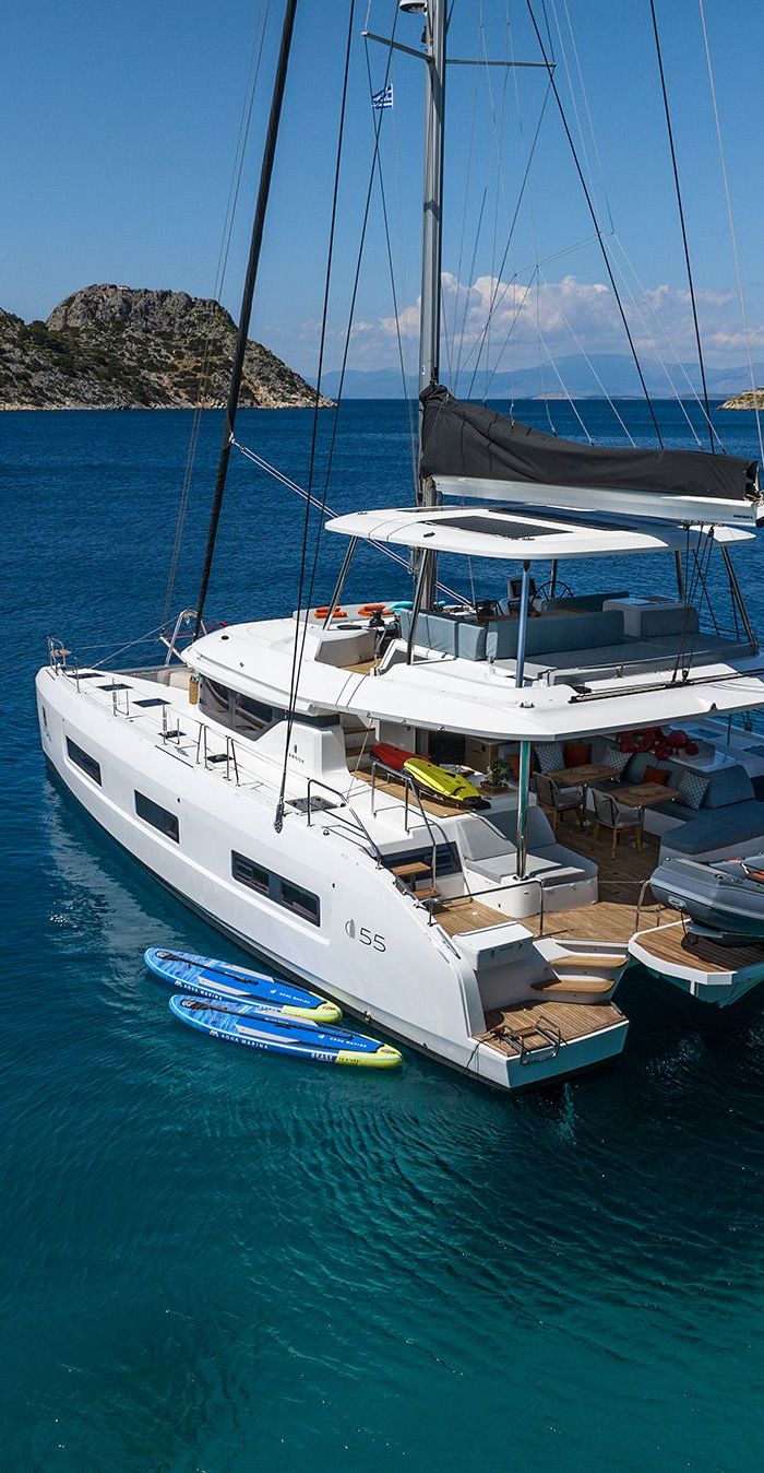 Lagoon 55 Utopia — Luxury Crewed Catamaran Charter, Catamaran in Rhodes