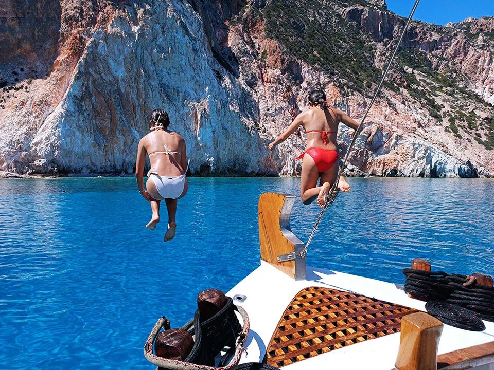 Boat tour departing from Rhodes harbour
