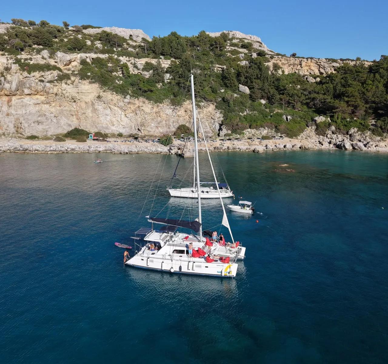 Catamaran Day Cruise — East Coast of Rhodes — photo 3