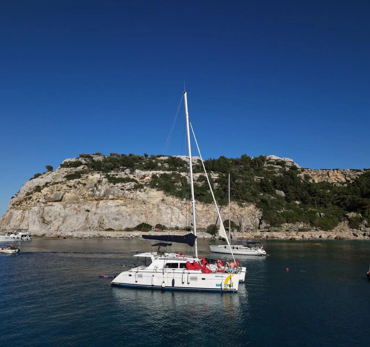 Catamaran Day Cruise — East Coast of Rhodes — photo 4