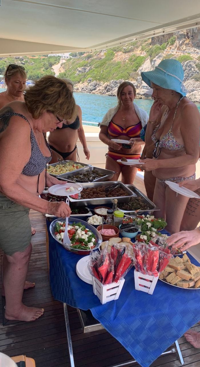 Yachting 4 Hours East Coast Cruise with Greek Buffet, Half Day in Rhodes