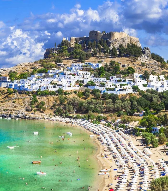 Luxury Cruise to Lindos with Lunch and Drinks, Full Day in Rhodes