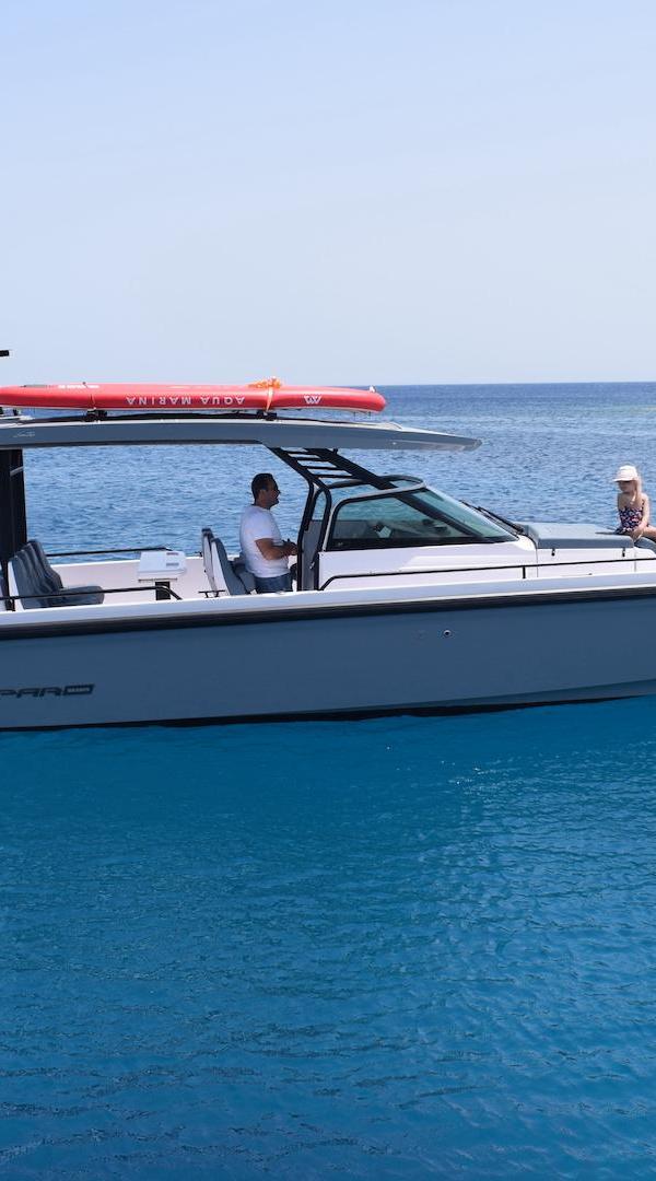 Rhodes to Lindos: Full-Day Private Cruise — Speedboat Jost